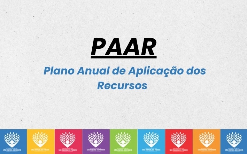 Plano Anual de Aplicação dos Recursos 