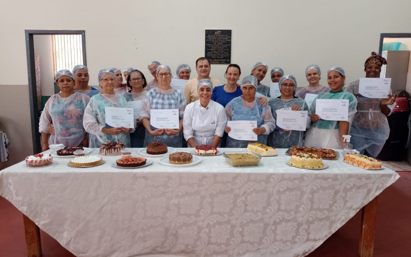 Curso de Preparo de Tortas Doces e Salgadas.