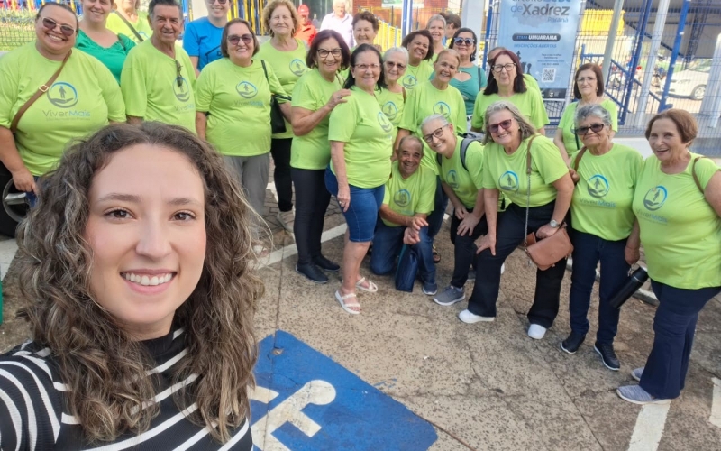 Grupo Viver mais, de São Manoel do Paraná/PR, participa da programação especial da semana do idoso no SESC de Umuarama/PR